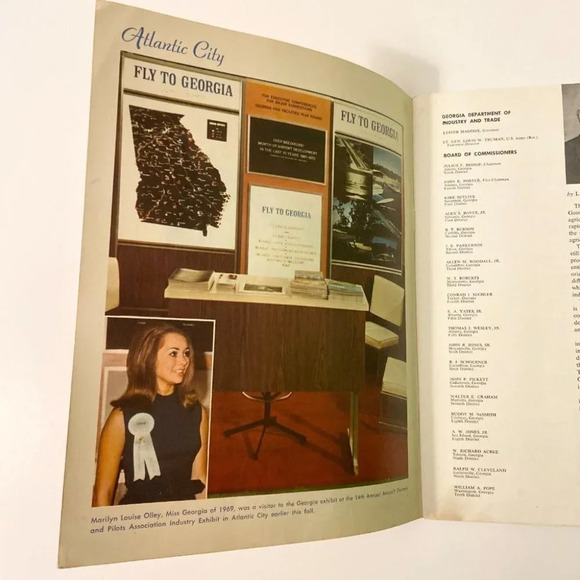 Vintage 70s Georgia Department of Industry and Trade Progress Brochure Booklet - Picture 4 of 12